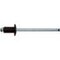 Blindnieten Flachrundkopf braun RAL 8014, RAL8014